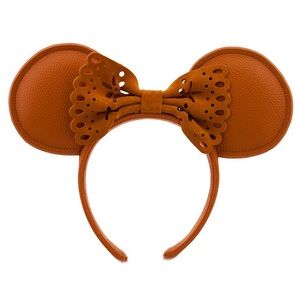 Disney Minnie Ears - Brown Leather and Suede Minnie Mouse Ear Headband